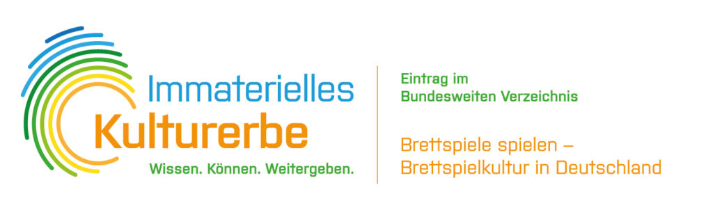 Logo Immaterielles Kulturerbe Brettspiele spielen Brettspielkultur in Deutschland